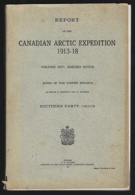 Livre: Report of the canadian arctic expeditions 1913-18