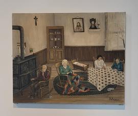 Peinture «Les courtepointes»