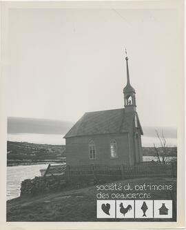 Chapelle Tardif au bord de la rivière Chaudière, avant son déplacement