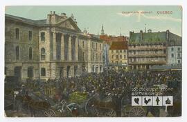 Carte postale du marché Champlain à Québec